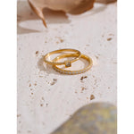 Conjunto anéis Dois Amores