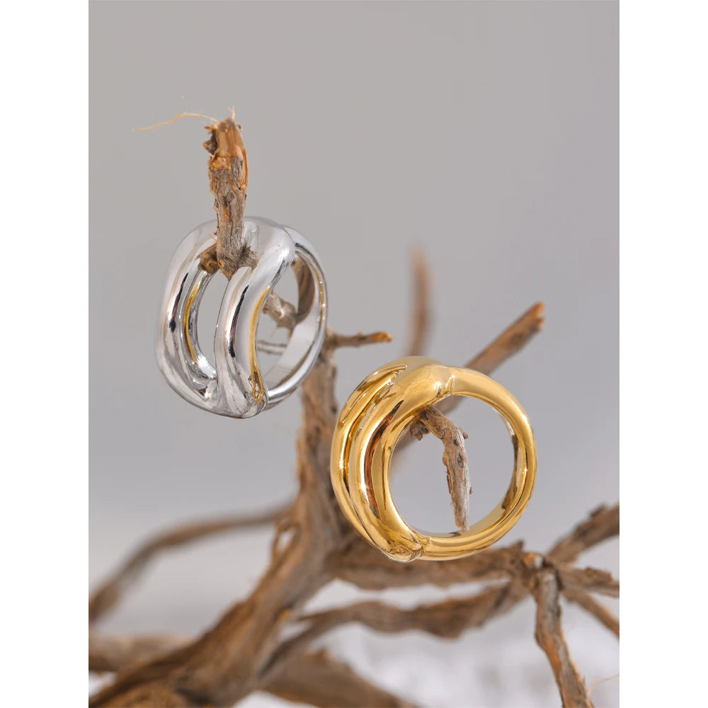 Anel geométrico oco