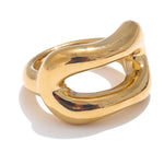 Anel geométrico oco