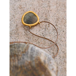 Colar com pingente pedra Ágata