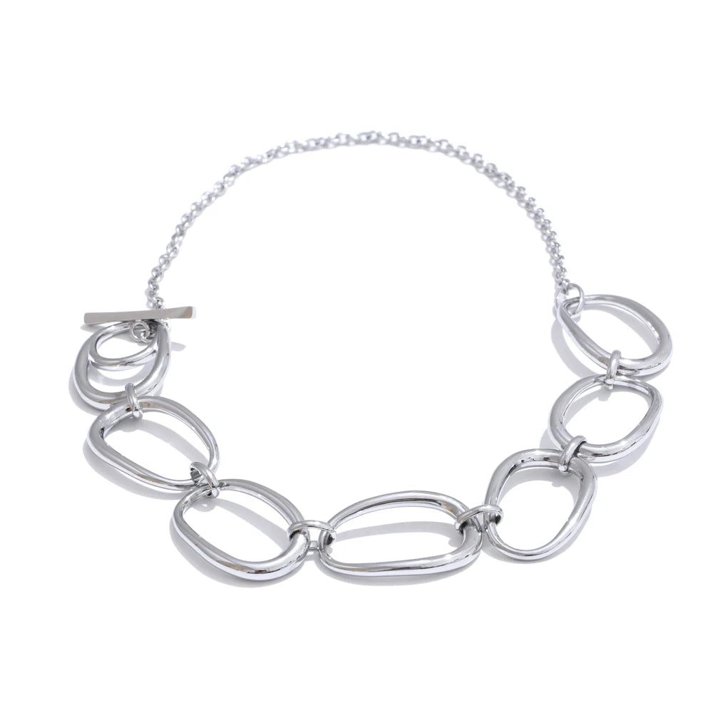 Colar feito à mão banhado a ouro