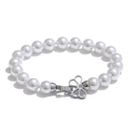 Pulseira elegante de pérolas