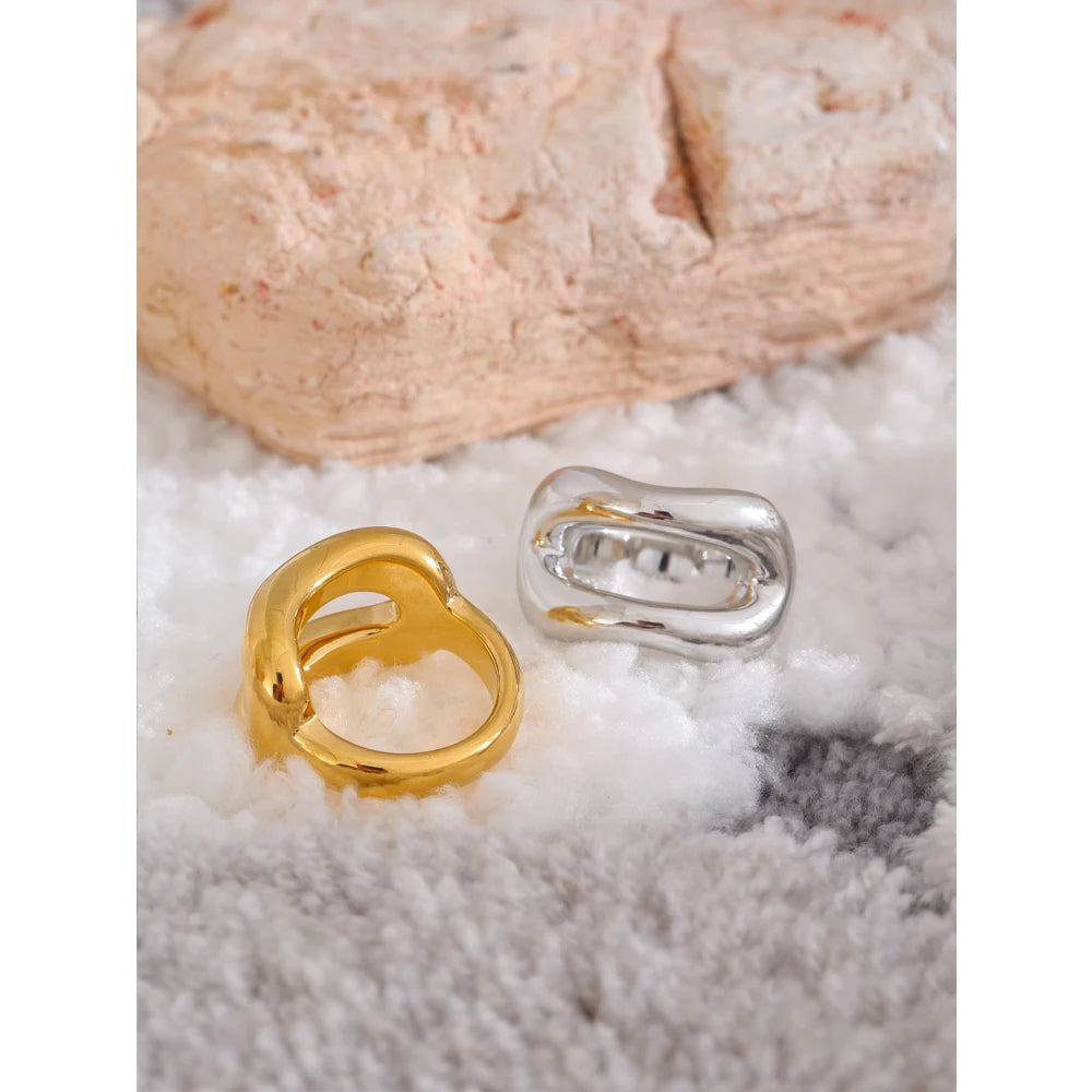 Anel geométrico oco