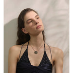 Colar com pingente pedra Ágata