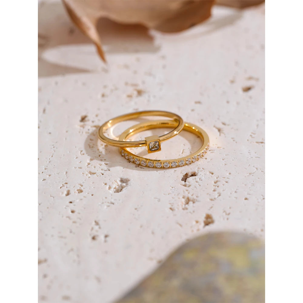 Conjunto anéis Dois Amores